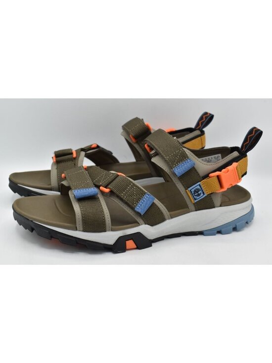 Timberland Mens Size 12 Garrison Trail Strap Brown Grey Open Toe Sandals Shoes‎ main image 10